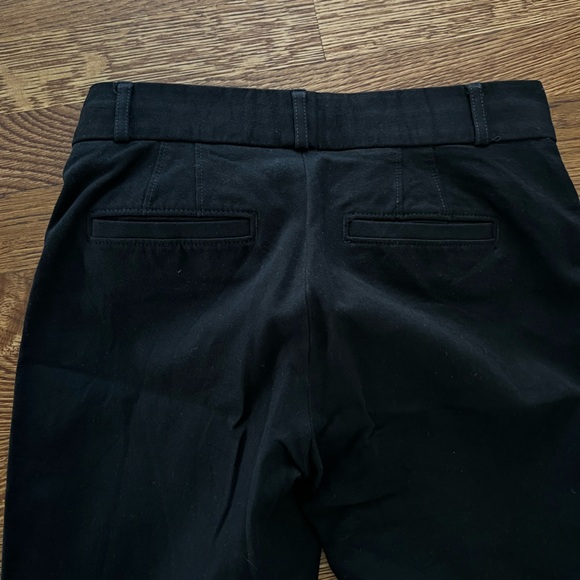 BANANA REPUBLIC Sloan Fit Black Pants Stretch Flat Front Zip Fly Classic 0‎ - Picture 4 of 6